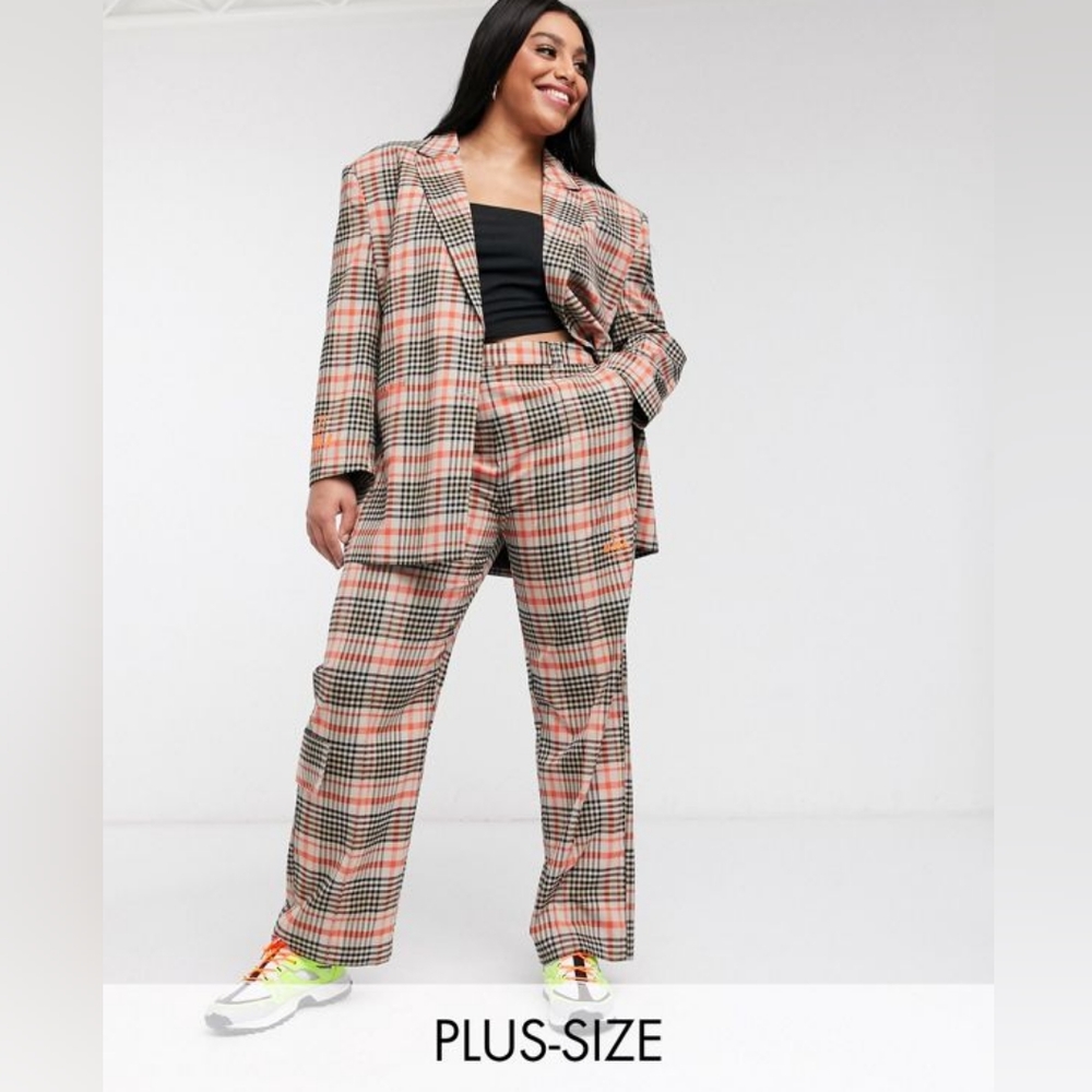 NWT ASOS Plaid Streetwear Inspired Suit